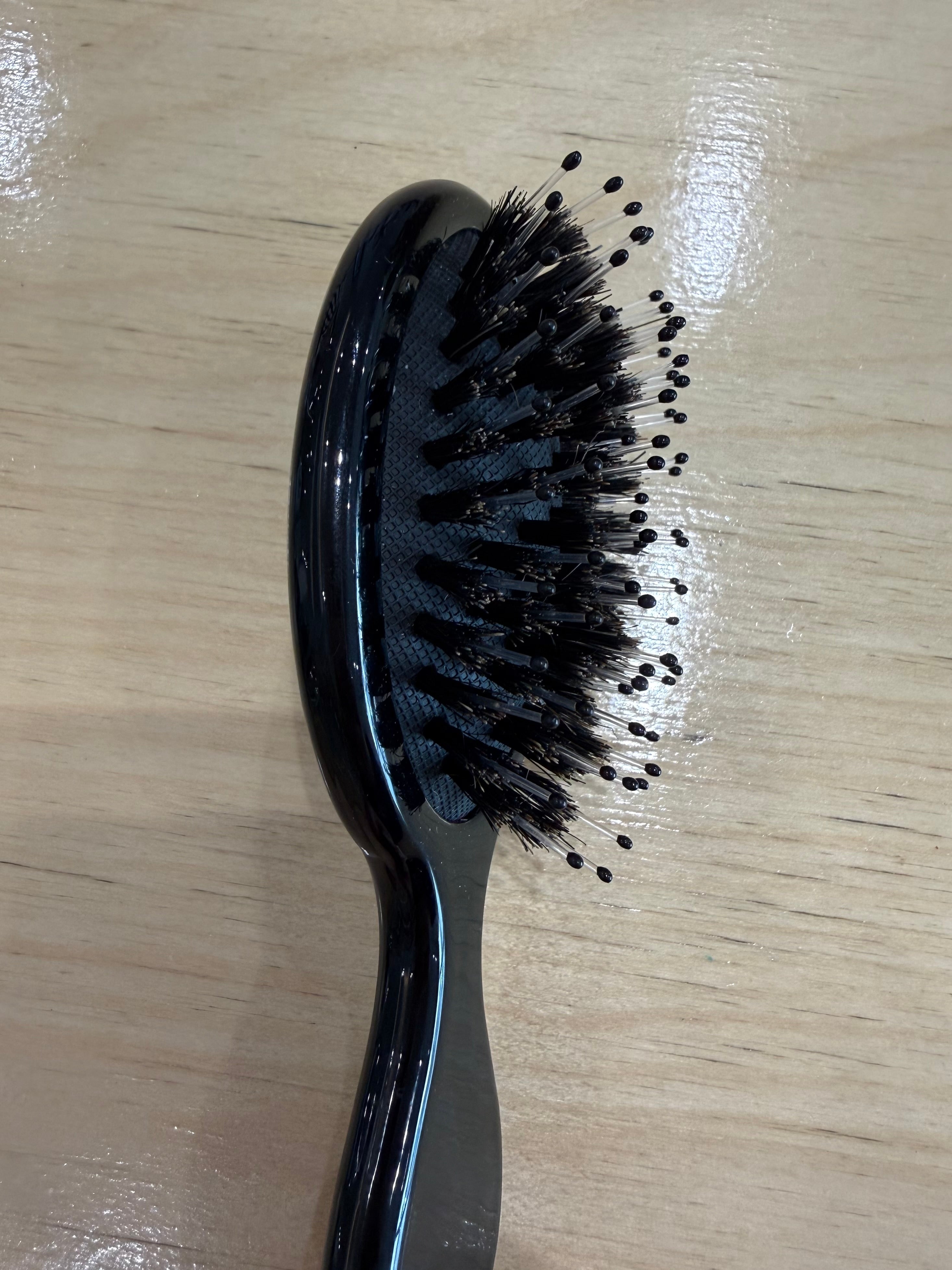 Tortoise Hair Brush —Licorice  (Travel Size)