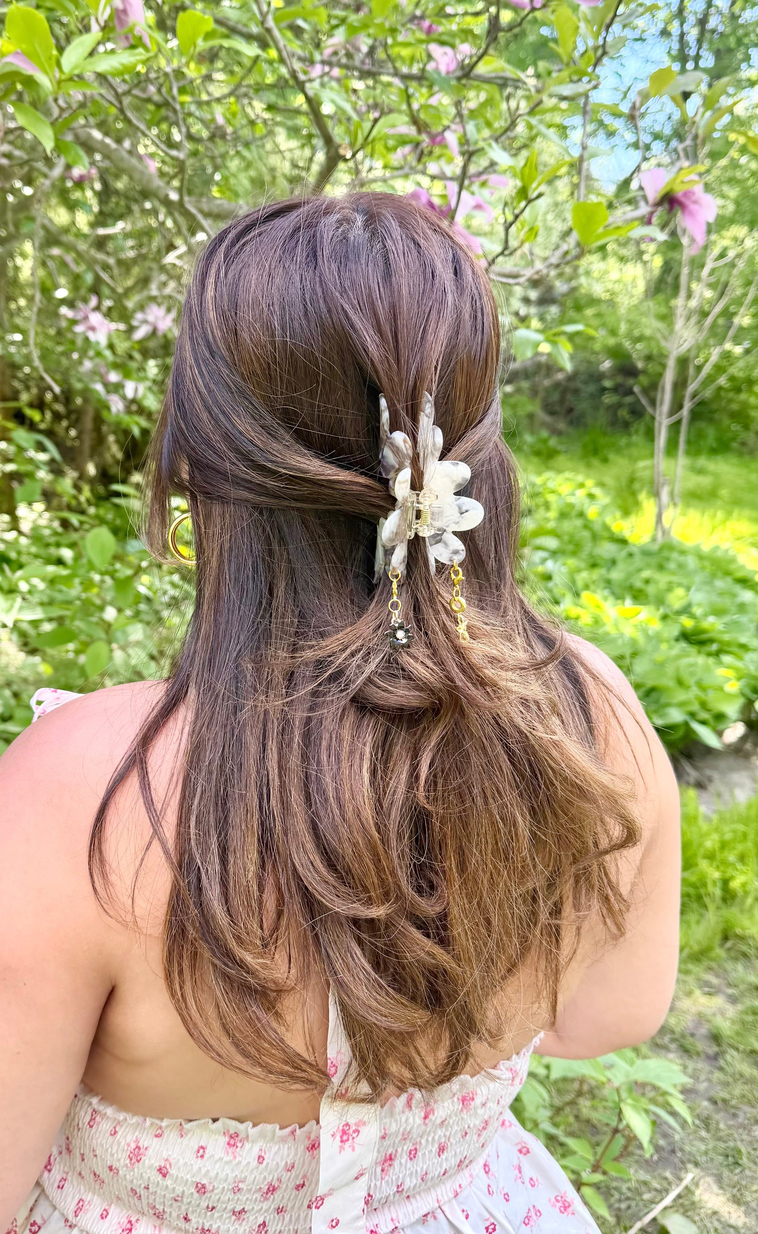 Croissant Hair Clip · Ube coconut