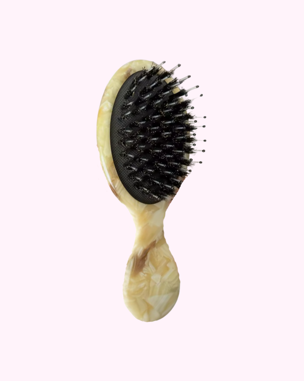 Tortoise Hair Brush — Creme Brûlée (Travel Size)