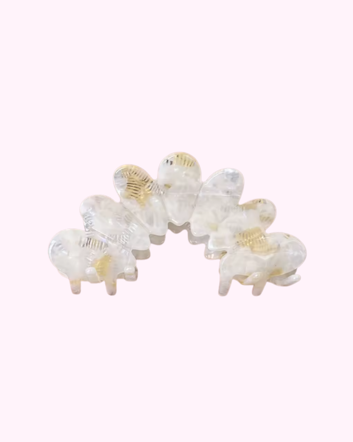 Croissant Hair Clip ·Honeycomb