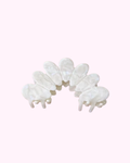 Croissant Hair Clip · Vanilla Marble