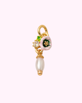 Flower bouquet hair clip charm