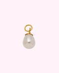 Single pearl hair clip charm