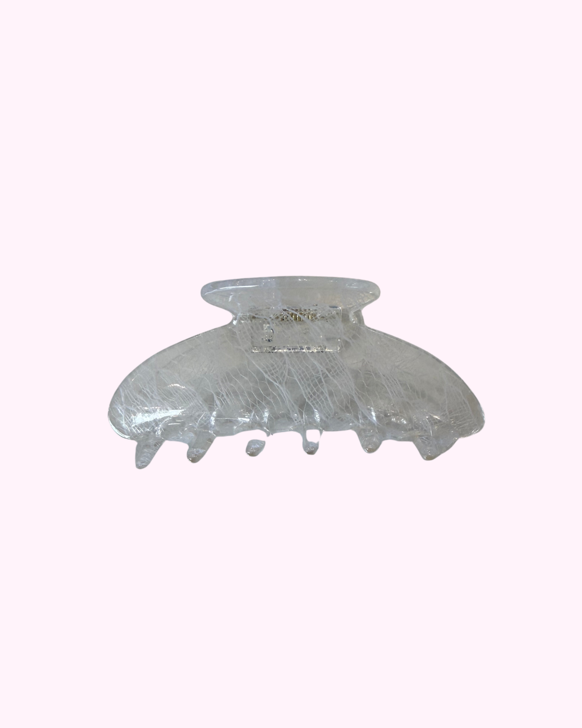 Lace hair clip- White