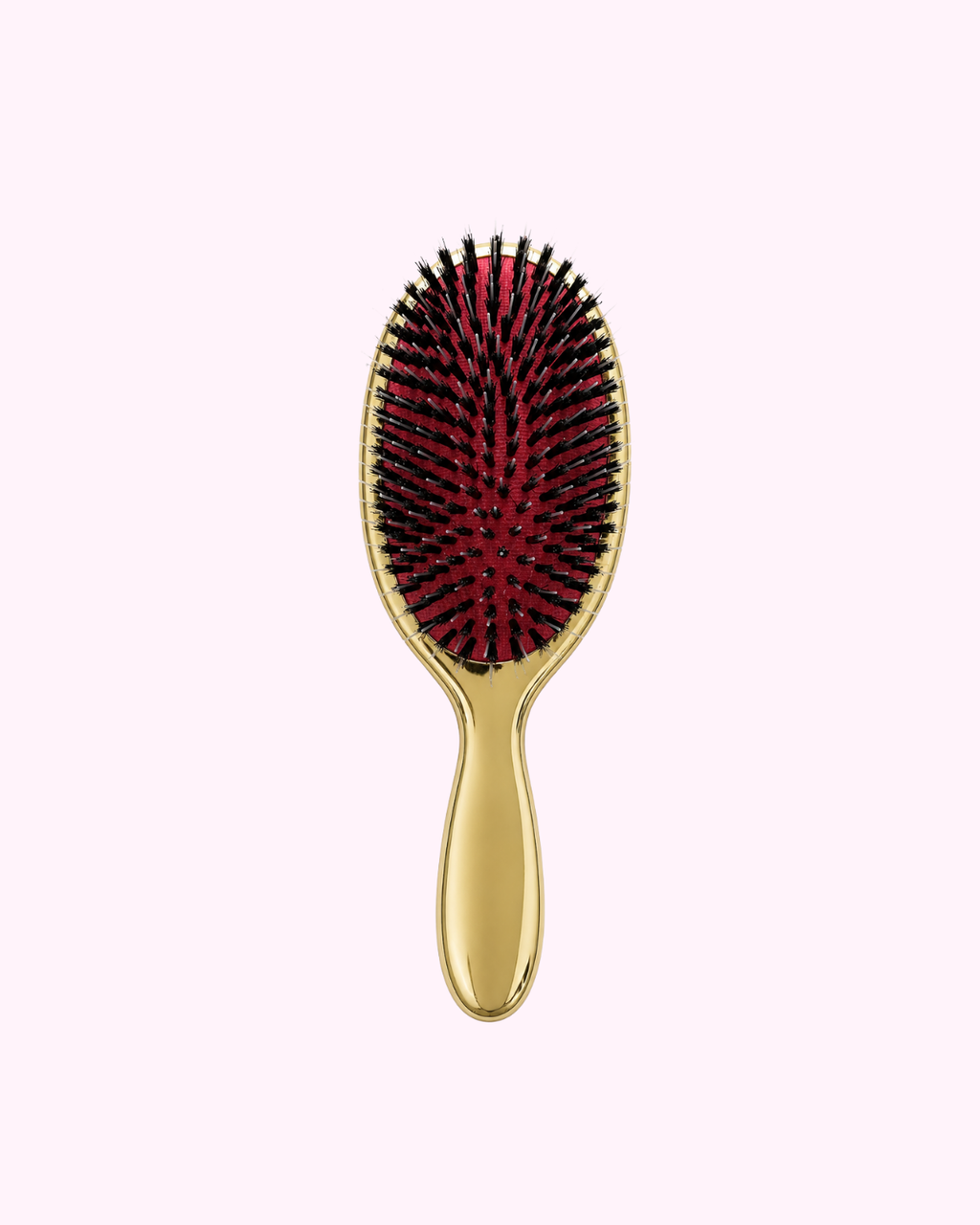 Chrome Hair Brush — Gold
