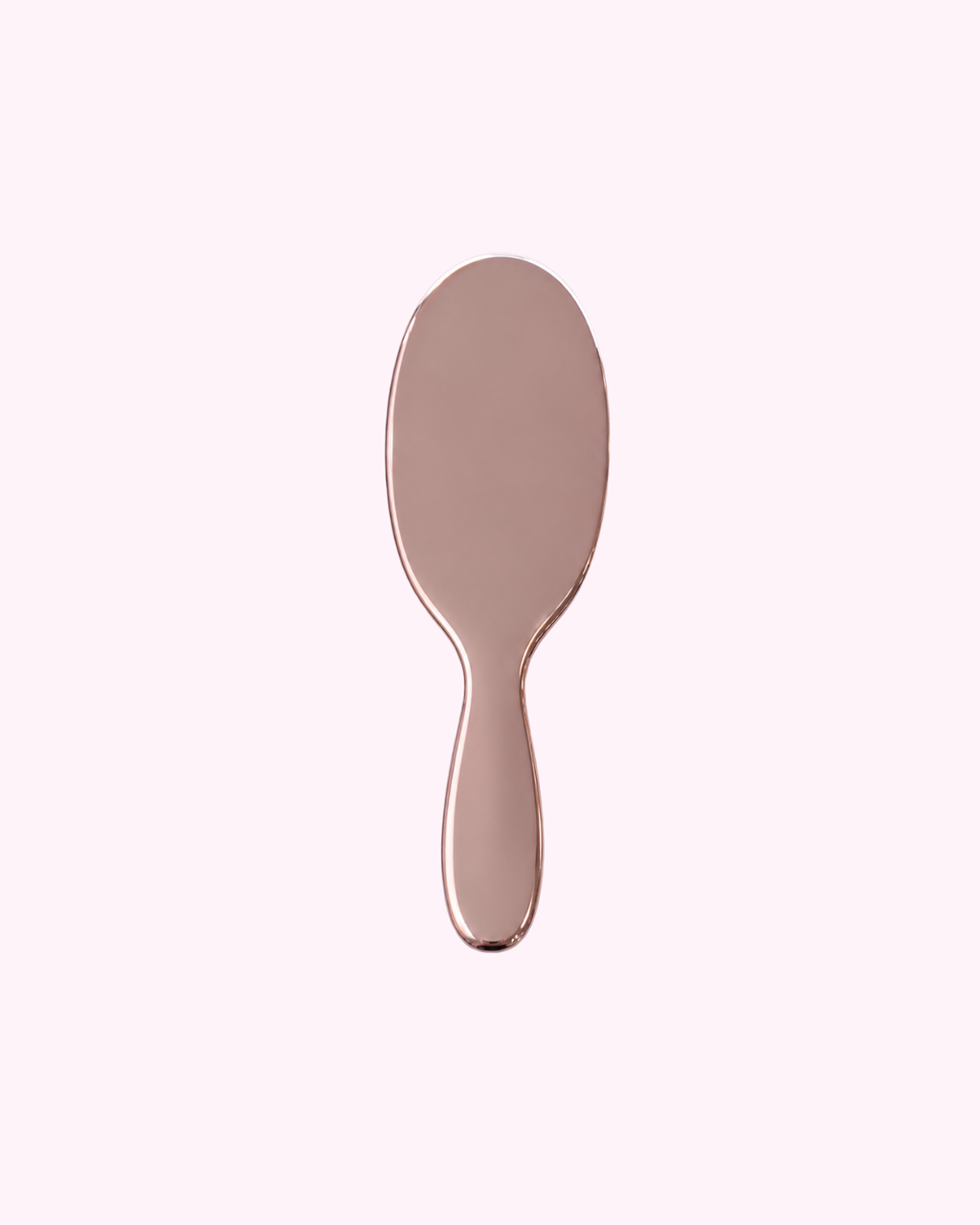 Chrome Hair Brush — Rose gold