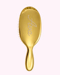 Chrome Hair Brush — Gold