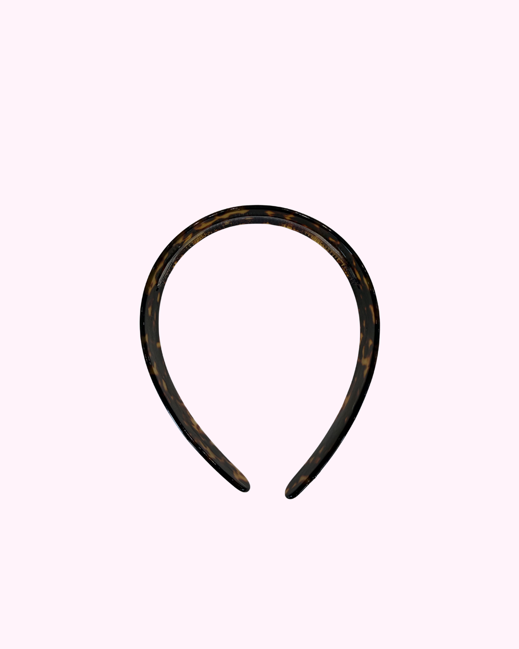 Tortoise Shell Hair Band · Dark Brown