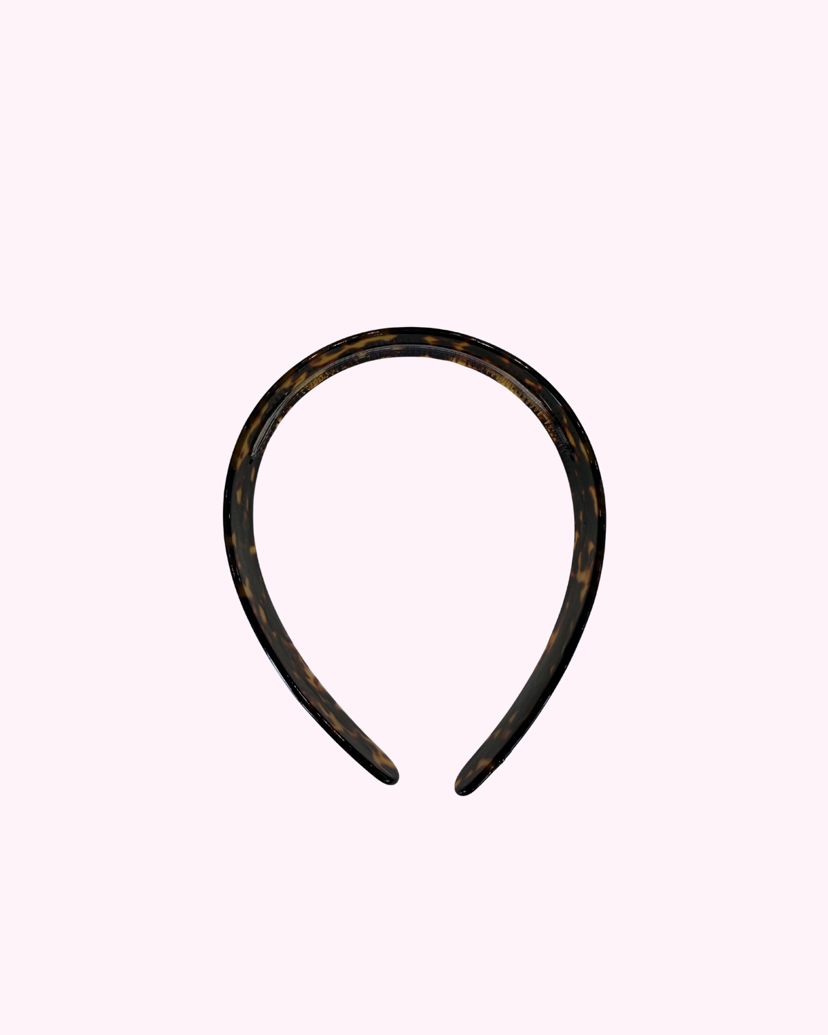 Tortoise Shell Hair Band · Dark Brown