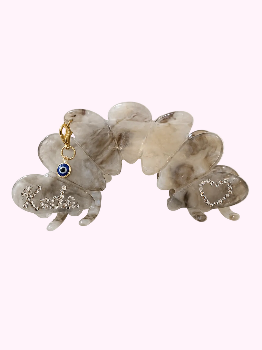 Croissant Hair Clip · Ube coconut