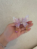 Butterfly Hair Clip · Iridescent Lilac