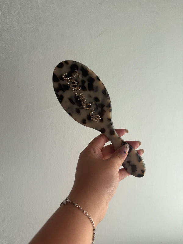 Tortoise Hair Brush — Cookies'N'Cream