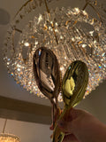 Chrome Hair Brush — Rose gold