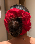 Red Lace Scrunchie